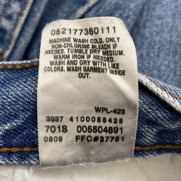 LEVI’S 550 Relaxed Fit Denim Jeans Straight Leg Size 38x32 High Waisted Retro - Picture 10 of 10